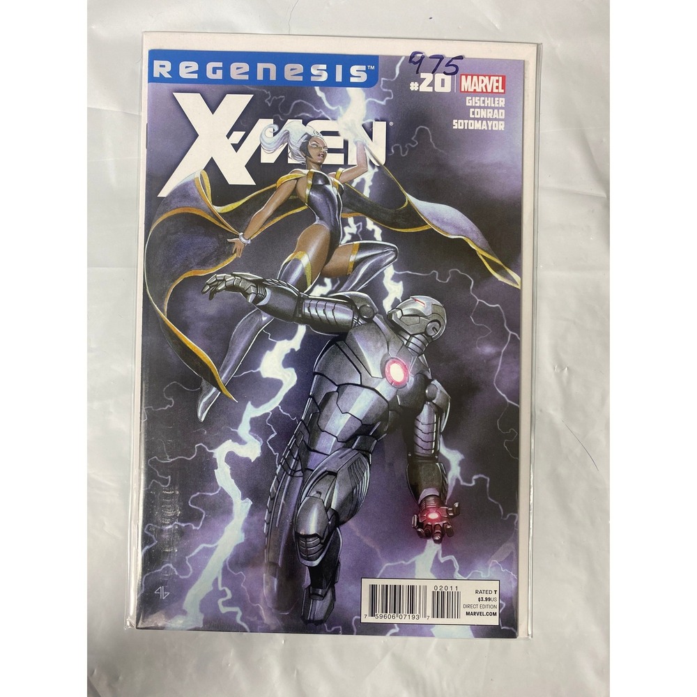 Marvel X-Men Vol 3 #20 Regenesis Storm War Machine Victor Gischler 2011 Comic
